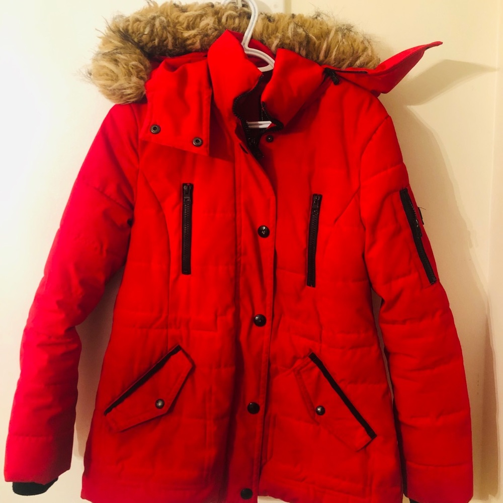 Guess Red Winter Jacket